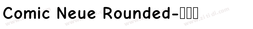 Comic Neue Rounded字体转换
